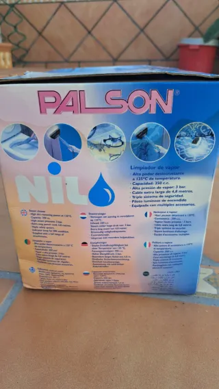 Limpiador vapor Palson.Compacto y fácil de manejar