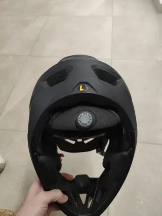 Casco integrale MTB Enduro Nero