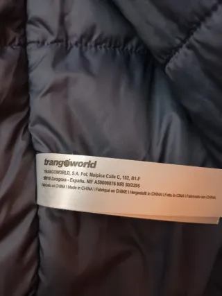 Chaqueta Trangoworld BALERNA TERMIC Negra Hombre