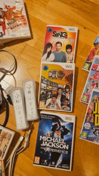 Consola Wii + 10 Juegos
