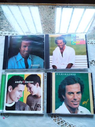 CDs Música Variada Julio Iglesias y Andy & Lucas