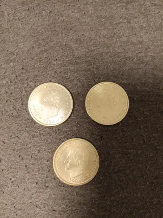 3 Monedas Plata 2000 Pesetas