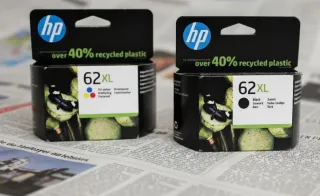 Cartuchos HP 62XL Negro y Tricolor Originales