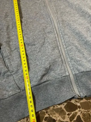 Sudadera Puma con cremallera gris