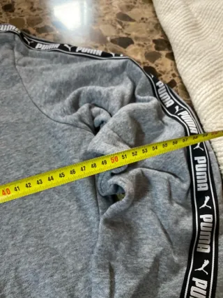 Sudadera Puma con cremallera gris