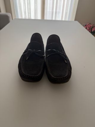 Mocasines Mango Azul Talla 43