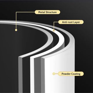 Mesa Metal disponible en varios colores