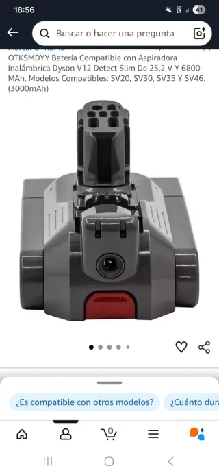 BATERIA COMPATIBLE DYSON V12