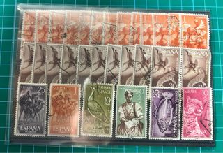 Sáhara Lote Sellos Usados Sáhara Español