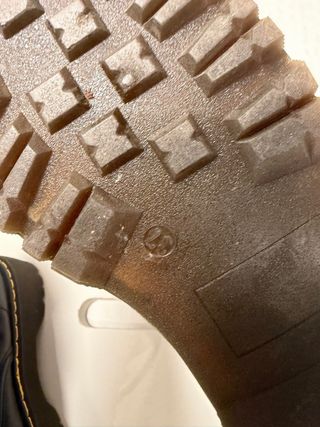 Botas militares negras plataforma