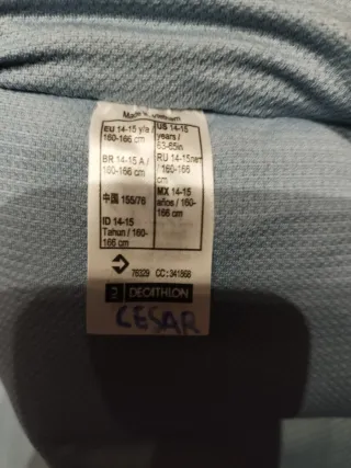 Chaqueta térmica abrigo 14 15 años 166 cm