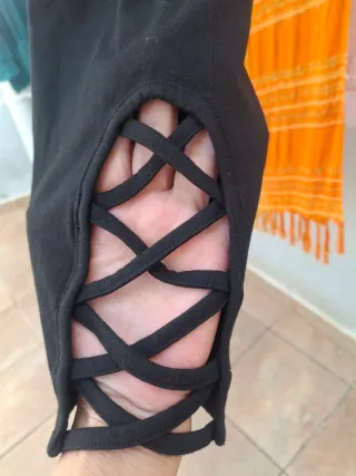 Leggings negros Talla 54. Medidas en descripción