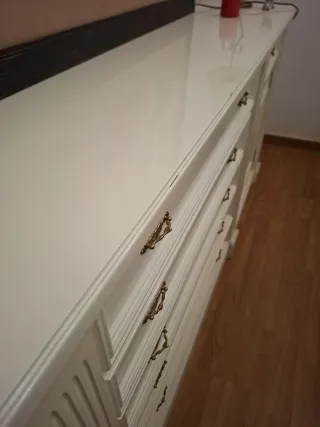 Bufet Boiserie Blanco 241x42.5x91.5