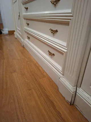 Bufet Boiserie Blanco 241x42.5x91.5