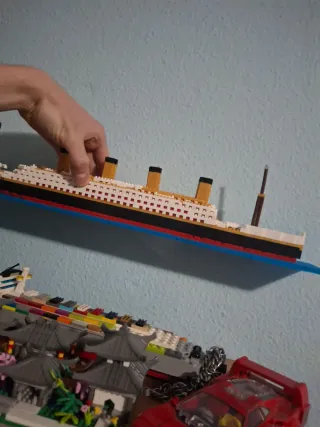 Lote de Legos: Barco, Coches y Casas