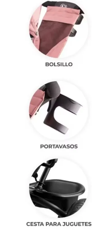 Triciclo Kinderkraft Rosa