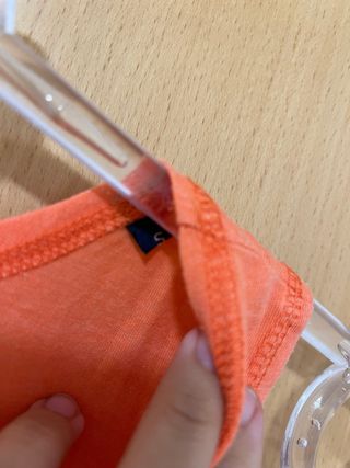 Camiseta tirantes naranja Jack&Jones