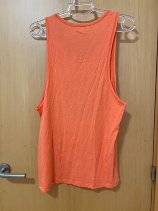 Camiseta tirantes naranja Jack&Jones