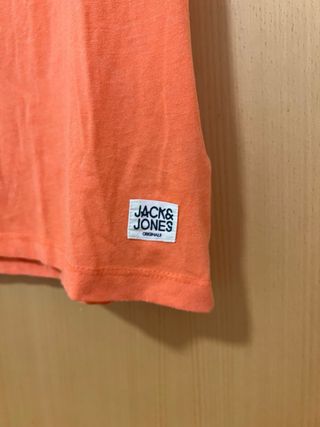 Camiseta tirantes naranja Jack&Jones