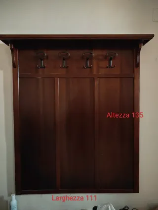 Mobile appendiabiti con cassapanca da ingresso