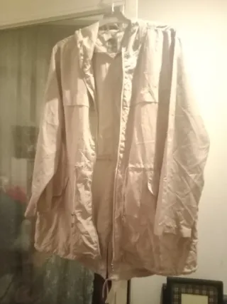 Cortavientos ligero beige talla única