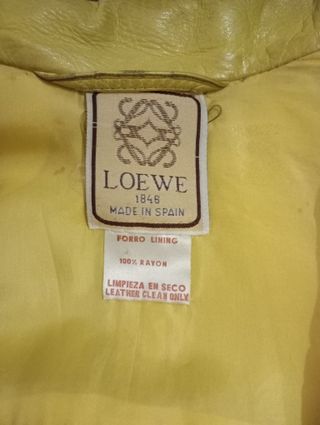 Abrigo Loewe Vintage Amarillo