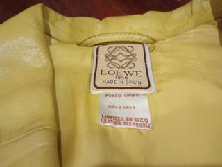 Abrigo Loewe Vintage Amarillo