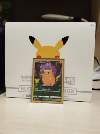 Carta Pikachu 25 aniversario