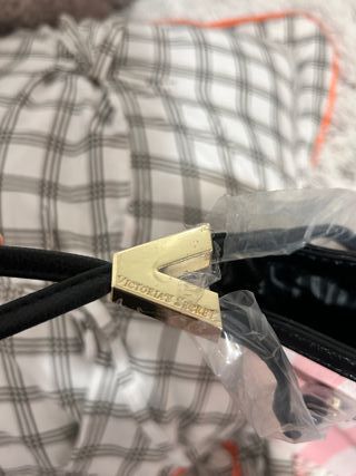 Bolso Victoria's Secret Rayas Rosa y Blanco