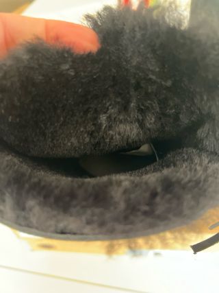 Stivali Ugg neri con lacci dietro