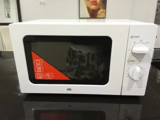 Horno Microondas OK. 20L Blanco