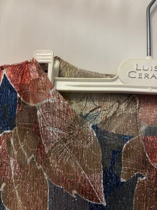 Vestido estampado floral largo