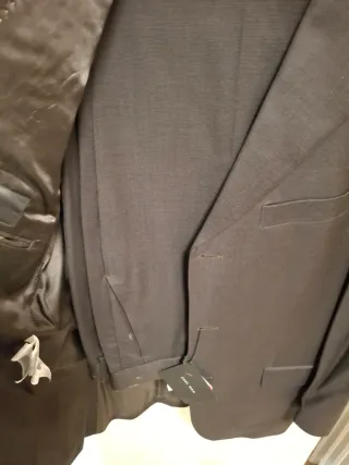 Traje Chaqueta Zara Negro