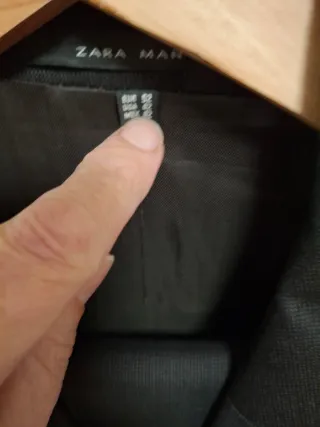 Traje Chaqueta Zara Negro