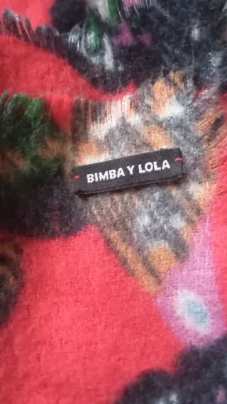 Bufanda Bimba y Lola Mariposas Roja