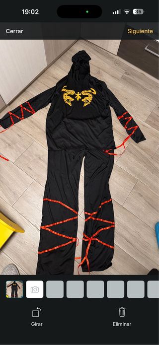 Disfraz Ninja Adulto Talla Única