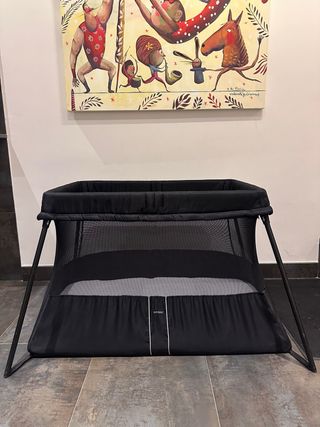 Cuna de viaje BabyBjörn Negra