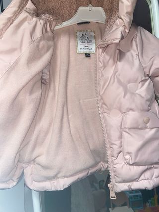 Abrigo niña 12/18 meses rosa