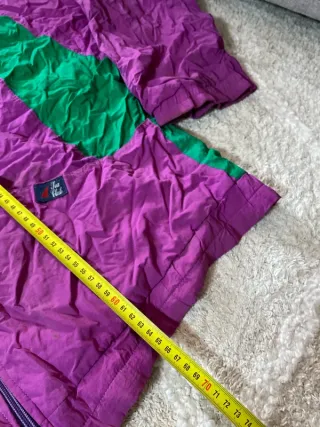 Chaqueta Retro Y2K Verde y Morado