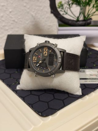 Reloj Naviforce Hombre Marrón/Gris
