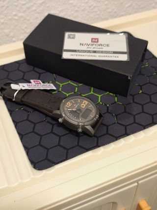 Reloj Naviforce Hombre Marrón/Gris