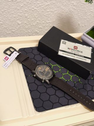 Reloj Naviforce Hombre Marrón/Gris