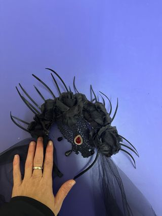 Disfraz Gótico Terciopelo Verde.