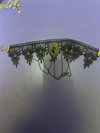 Disfraz Gótico Terciopelo Verde.