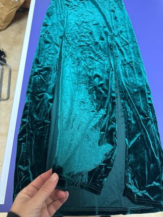 Disfraz Gótico Terciopelo Verde.