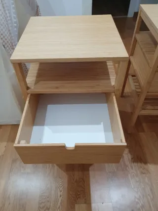 Comodini Nordiska IKEA in bambù