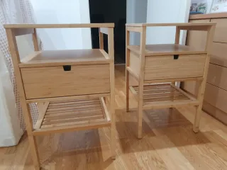 Comodini Nordiska IKEA in bambù