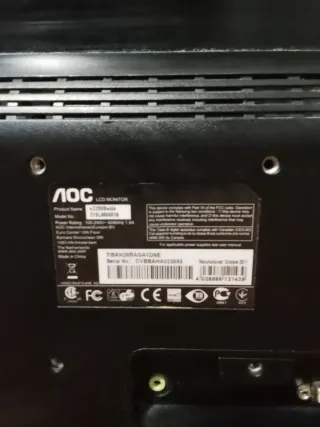 Monitor AOC Negro