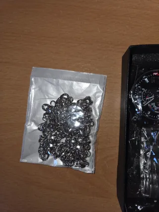 Reloj Plata con Cadena