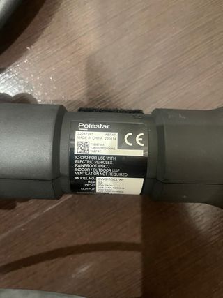 Cabo carregador elétrico doméstico Polestar